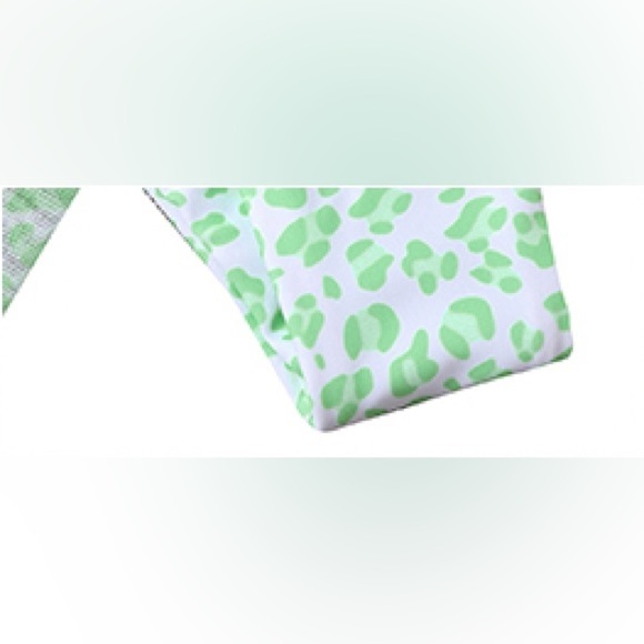 NWOT SHEIN 3 Piece Leopard Bikini Set Swimsuit  Cover Up Beach Skirt Size Medium - Picture 7 of 12